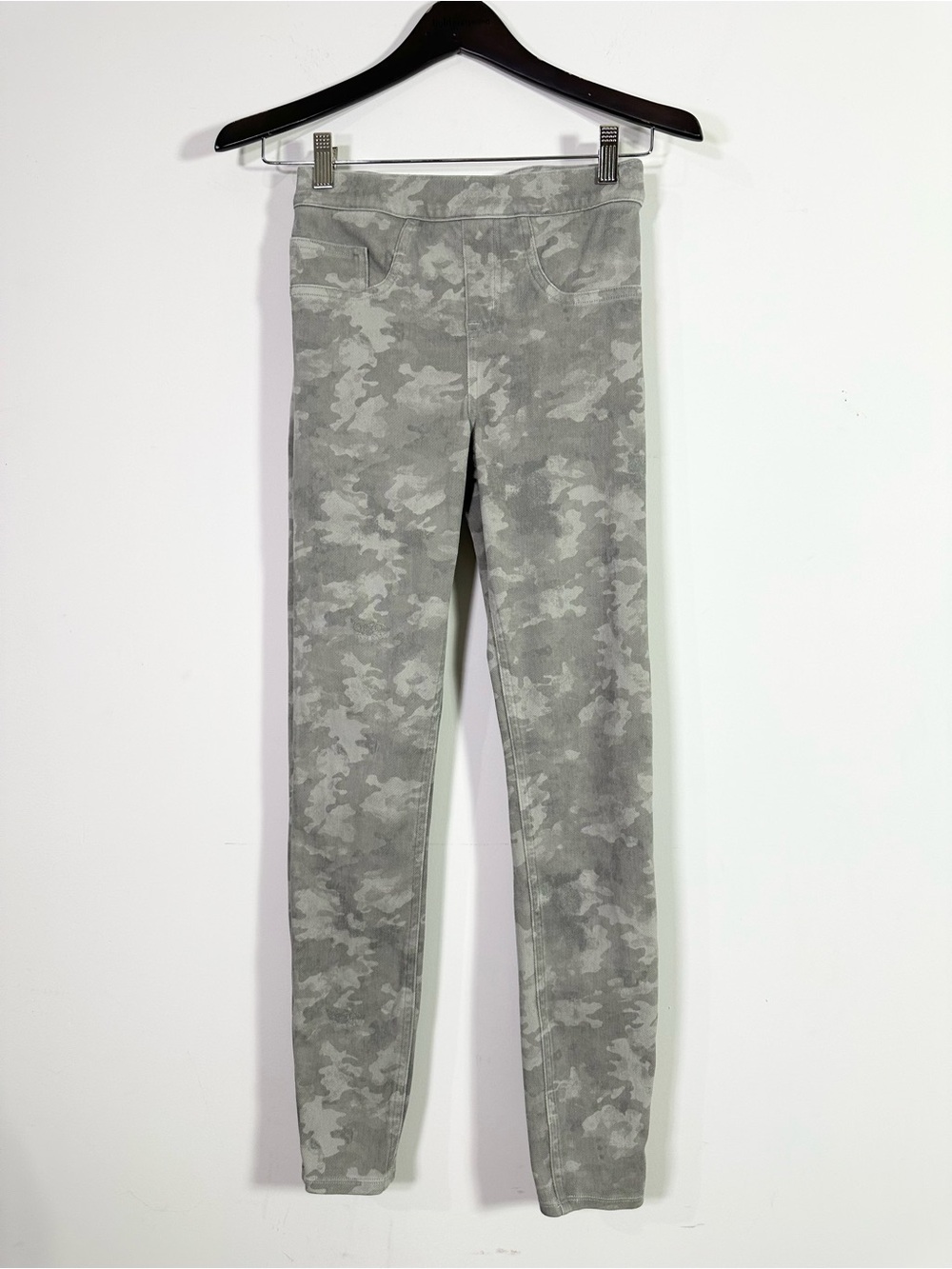 Spanx Gray Camouflage High Rise Stretch Jegging Jeans